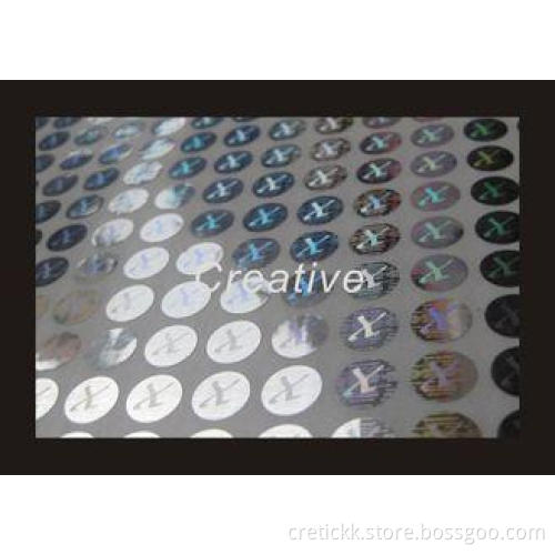 2D / 3D Custom Hologram Stickers Waterproof Anti - Counterf